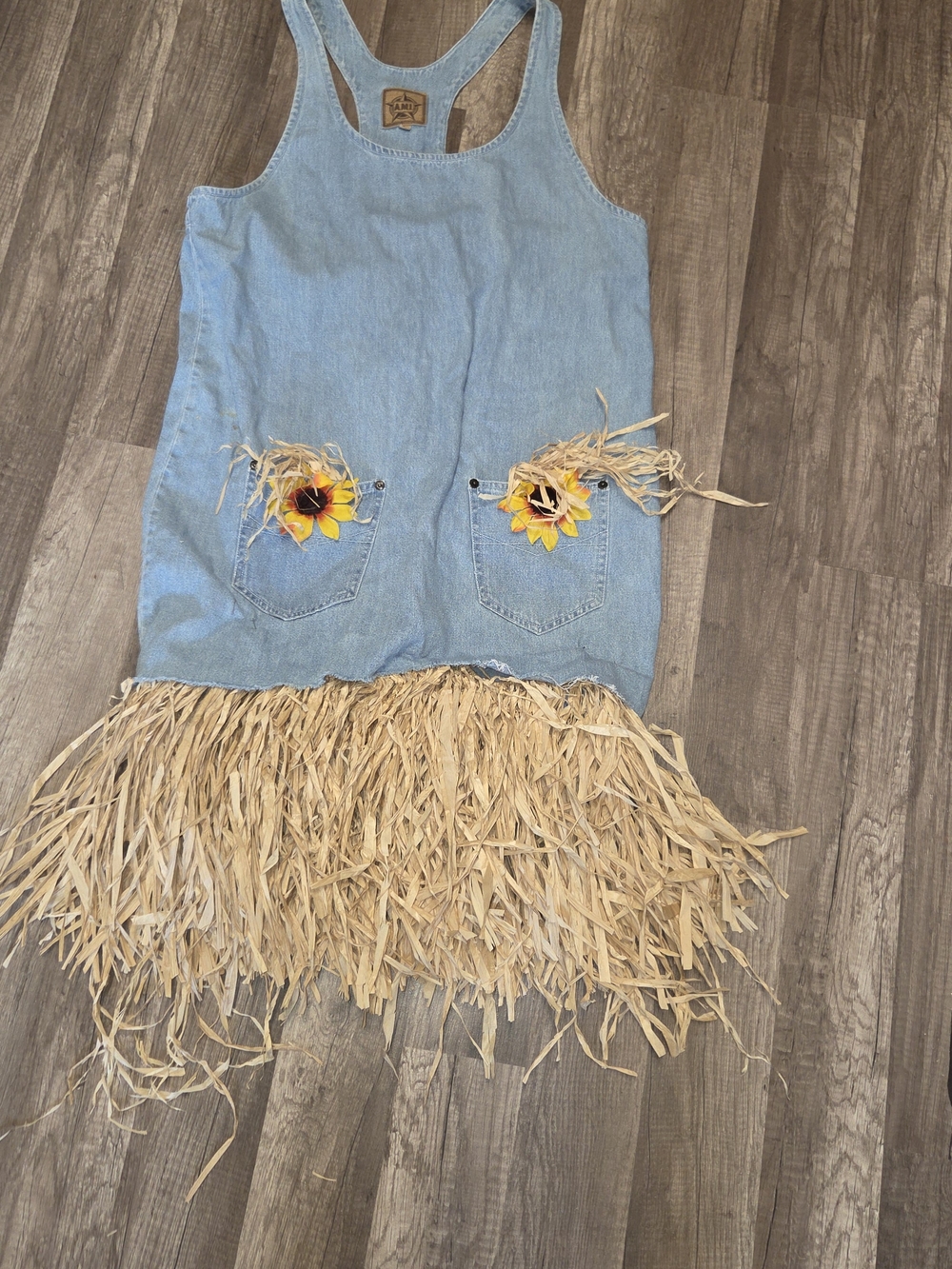 scarecrow costume with fringe women's large #festival #summer